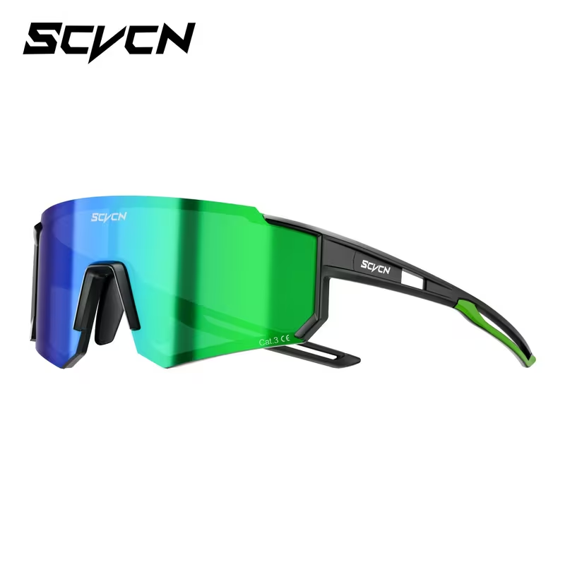 Lentes visor Verde marco Negro