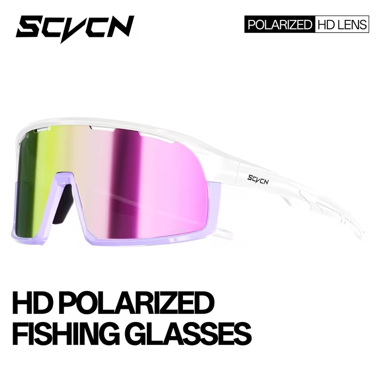 Lentes visor Rosado marco Blanco