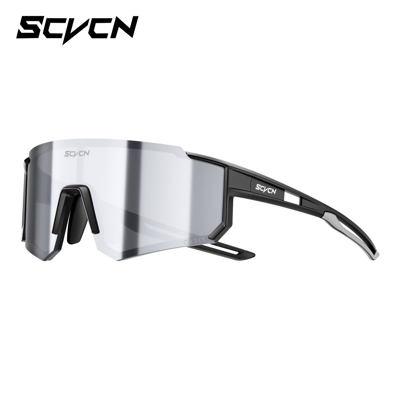 Lentes visor Espejo marco Negro