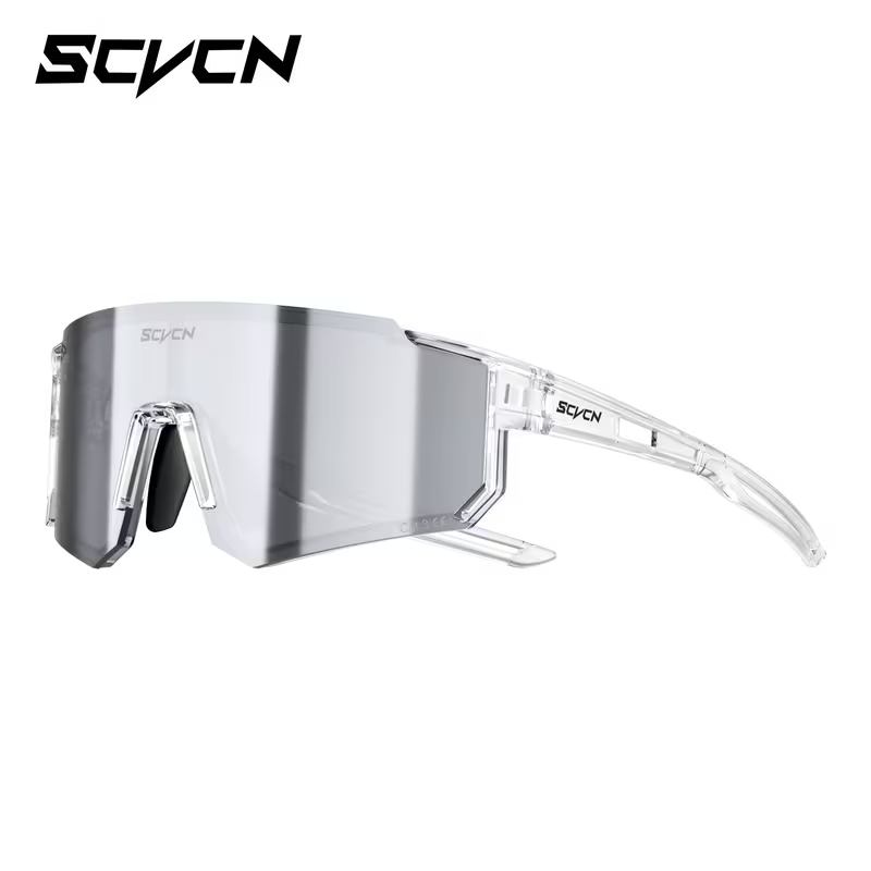 Lentes visor Plata marco Transparente